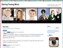 Tablet Screenshot of daringyoungmom.com